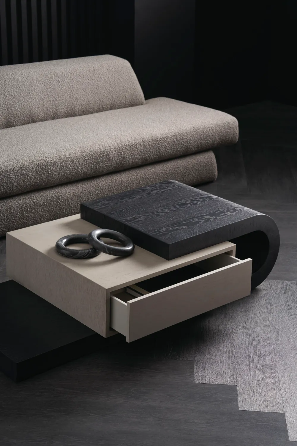 2-Drawer Modern Coffee Table | Andrew Martin Celeste