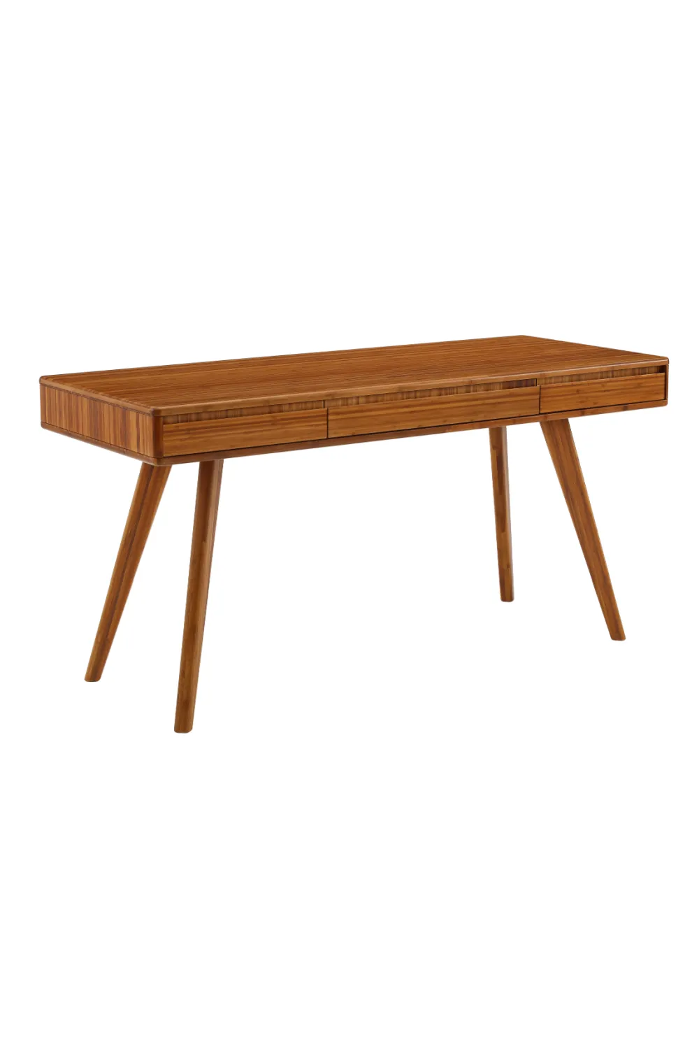 3-Drawer Bamboo Writing Desk | Greenington Currant