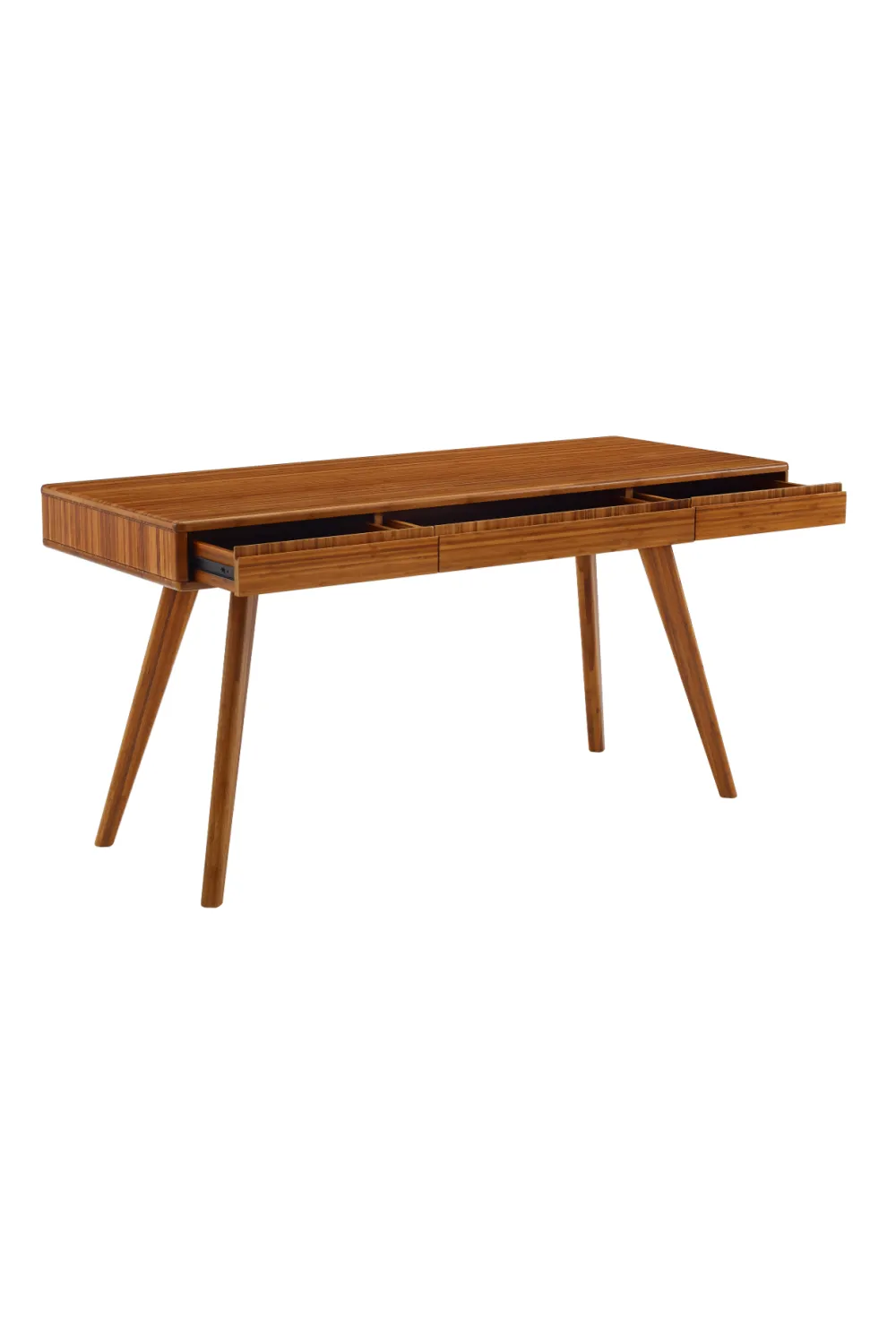 3-Drawer Bamboo Writing Desk | Greenington Currant