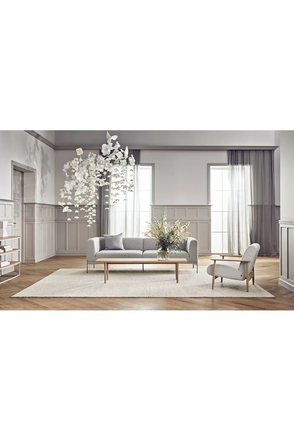 3-Seater Minimalist Sofa | Bolia Caisa