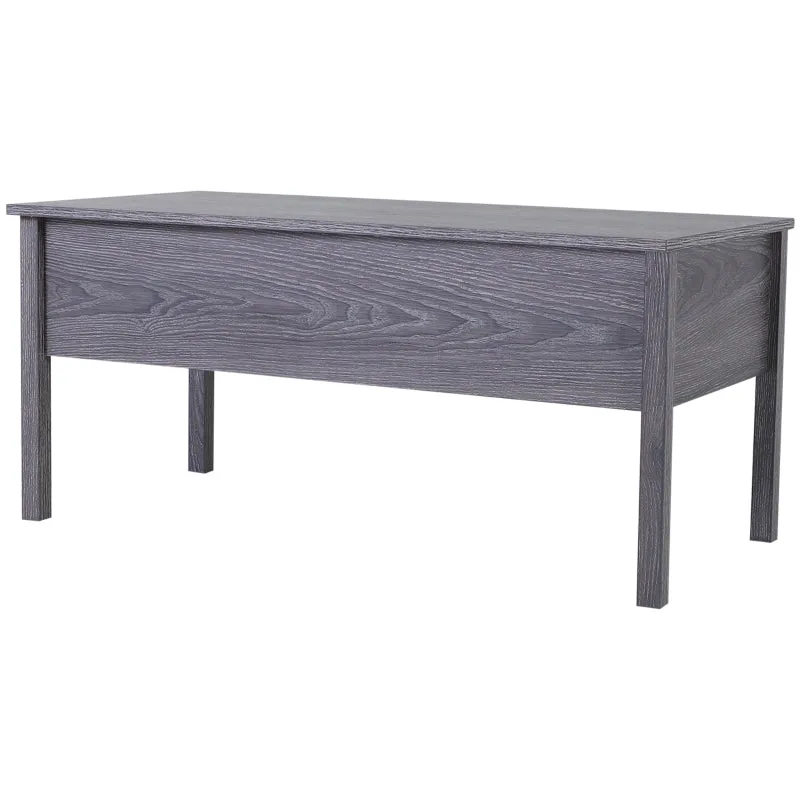 39" Modern Lift Top Coffee Table - Light Grey