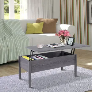 39" Modern Lift Top Coffee Table - Light Grey