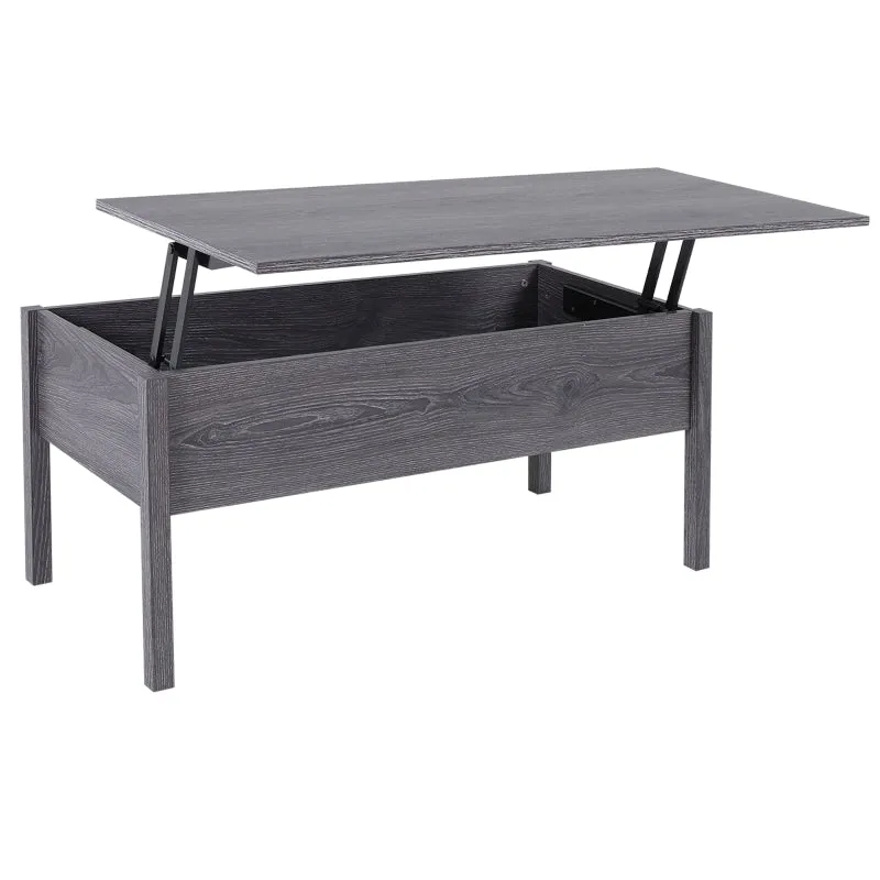 39" Modern Lift Top Coffee Table - Light Grey