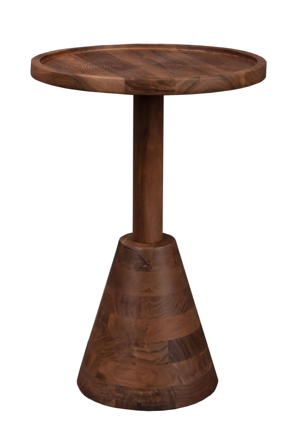 Acacia Pedestal Side Table | Dutchbone Zion