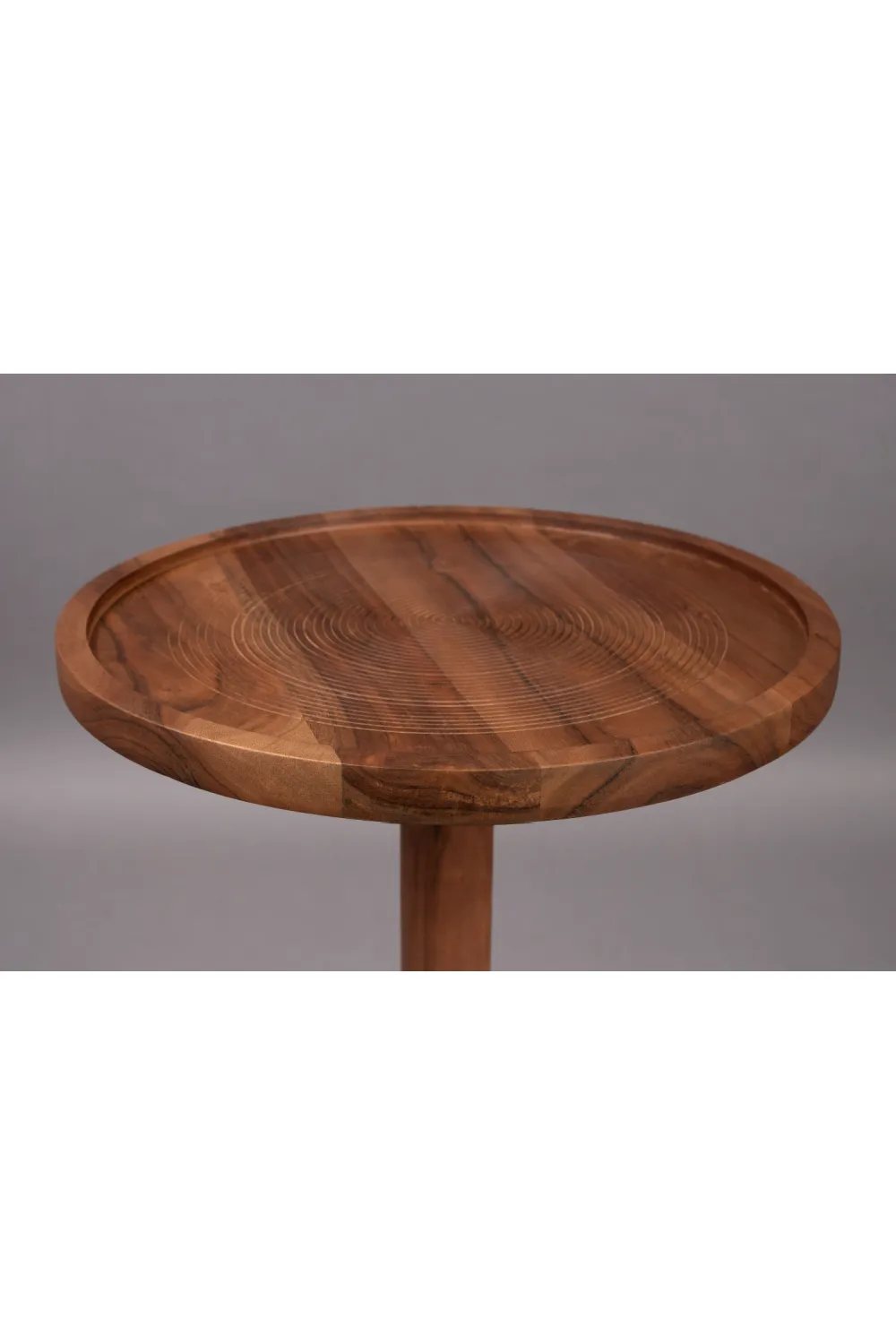 Acacia Pedestal Side Table | Dutchbone Zion