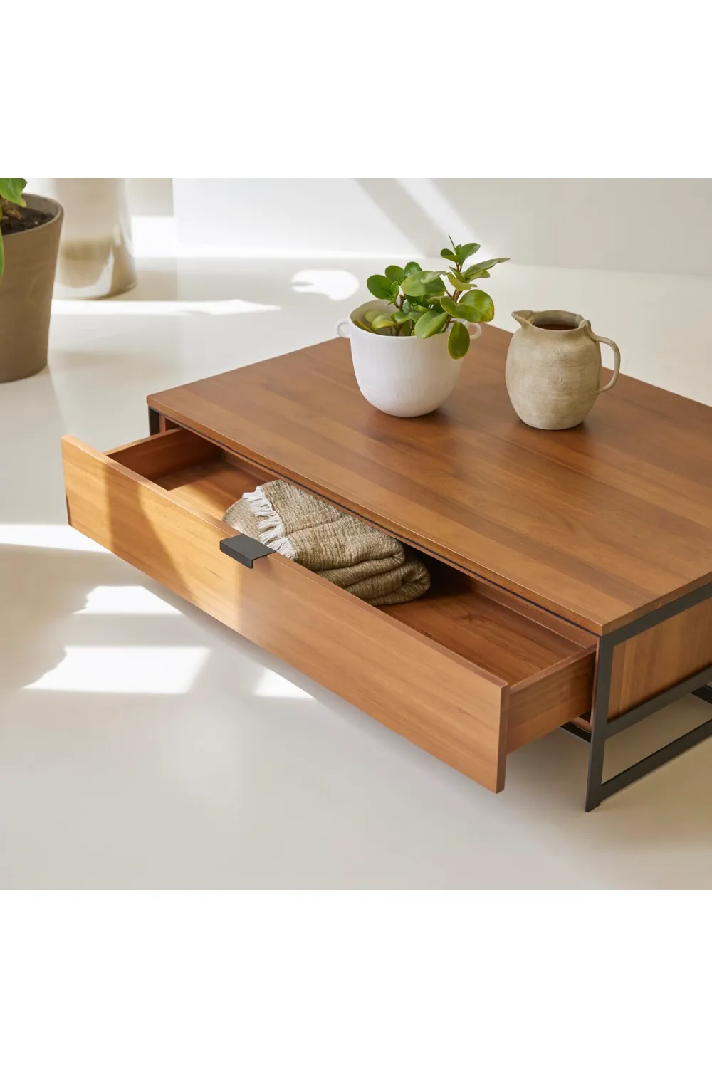 Acacia Storage Coffee Table | Tikamoon Urban