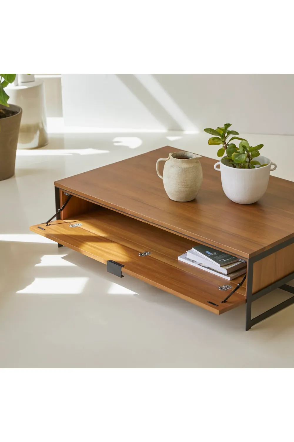 Acacia Storage Coffee Table | Tikamoon Urban