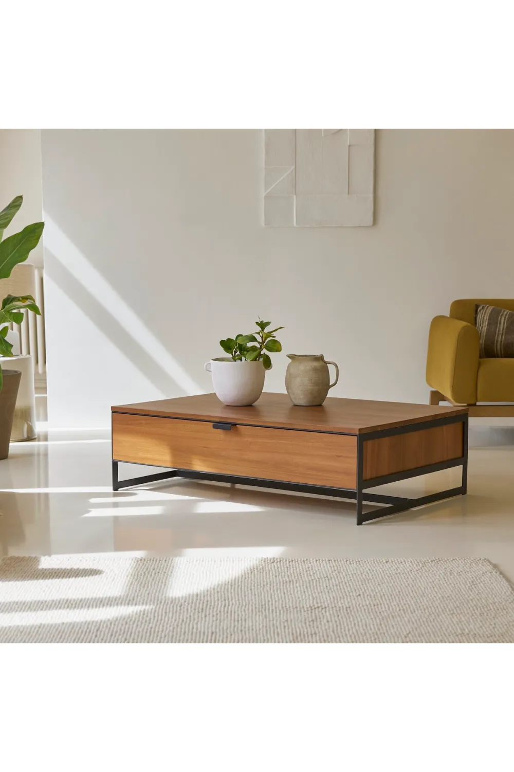 Acacia Storage Coffee Table | Tikamoon Urban