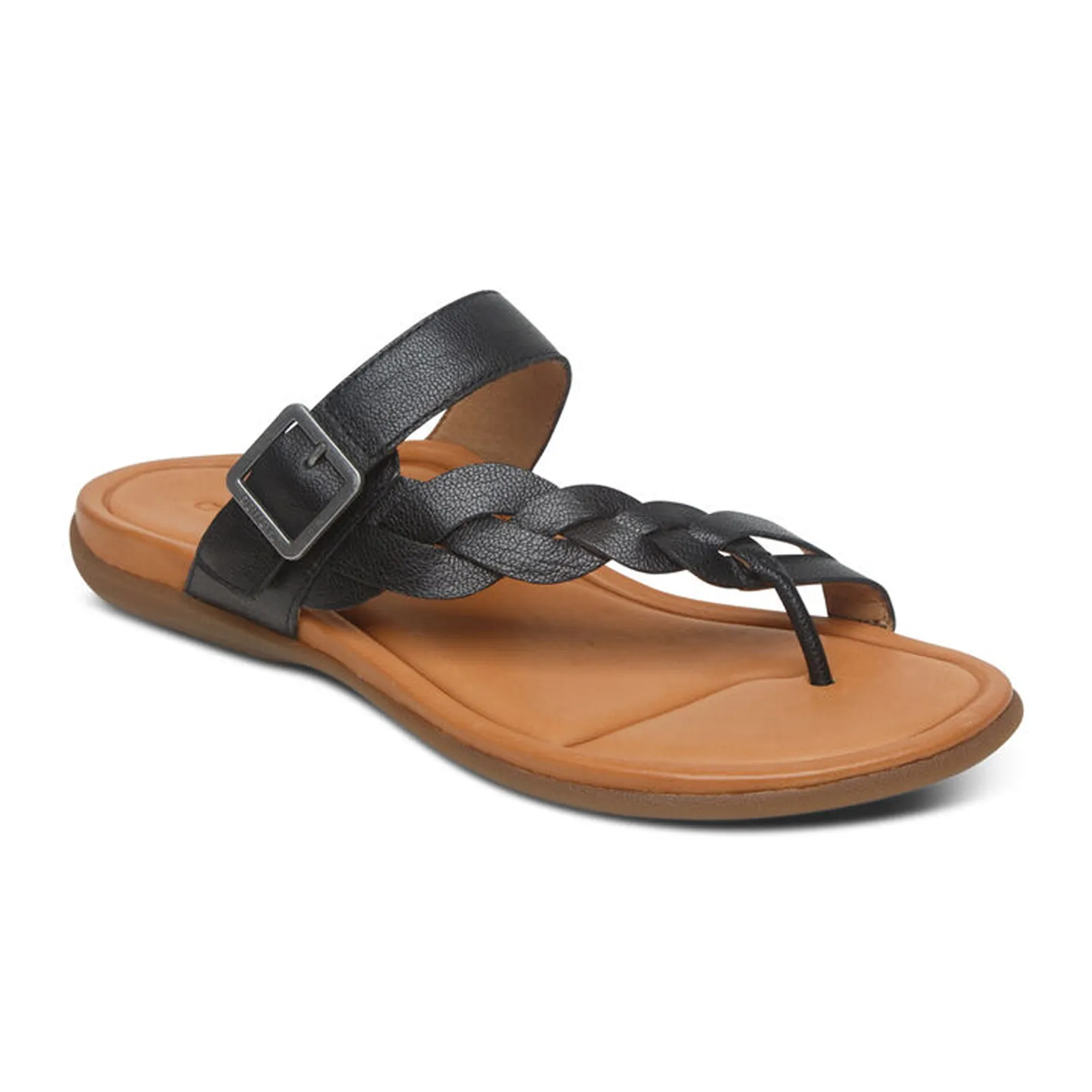 Aetrex Selena Sandal (Women) - Black