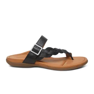 Aetrex Selena Sandal (Women) - Black