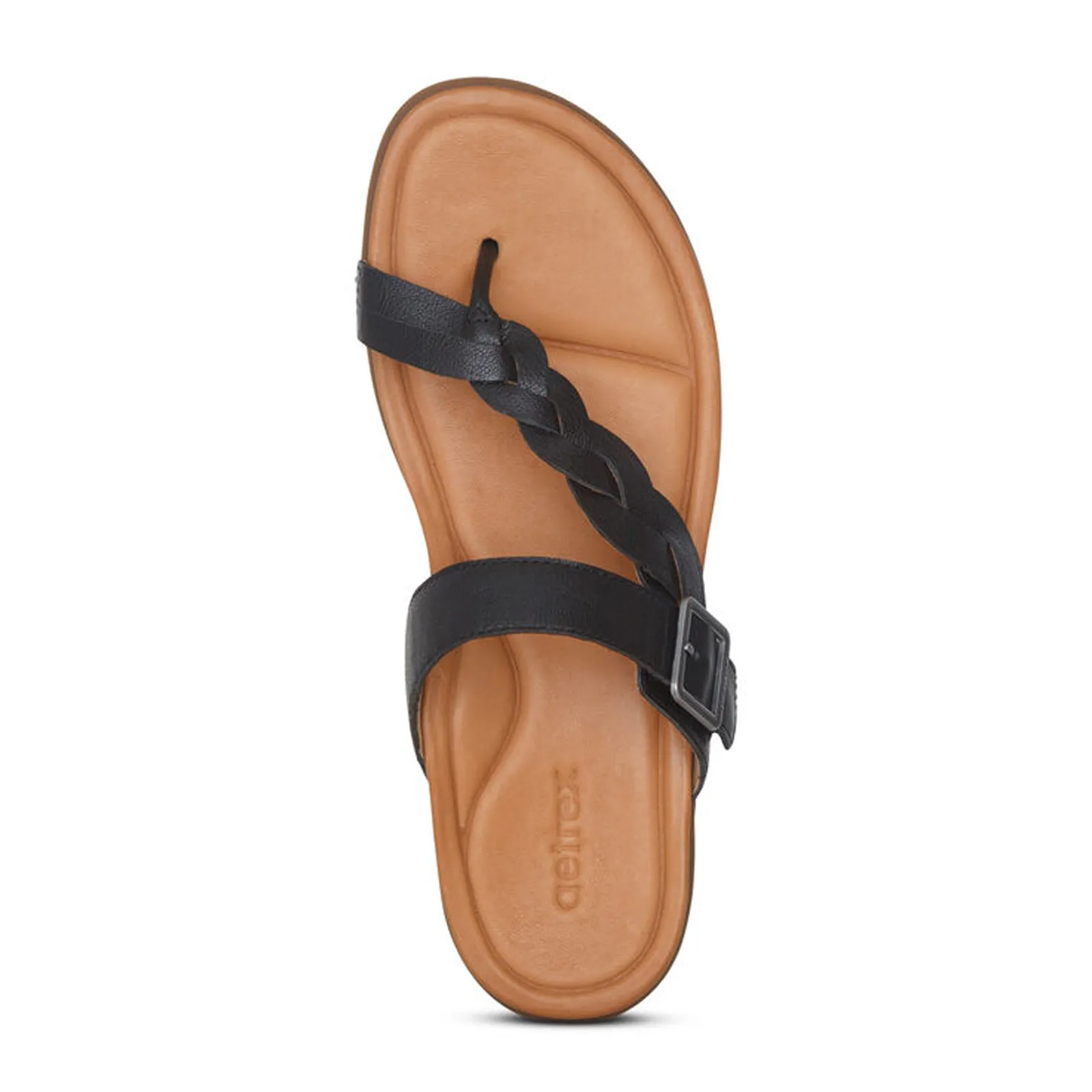 Aetrex Selena Sandal (Women) - Black