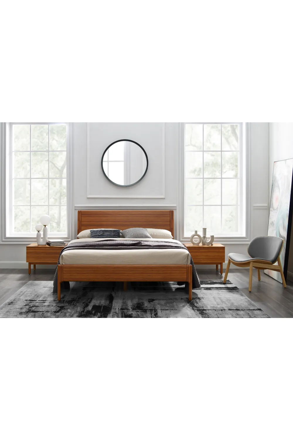 Amber Bamboo Platform Bed | Greenington Ventura