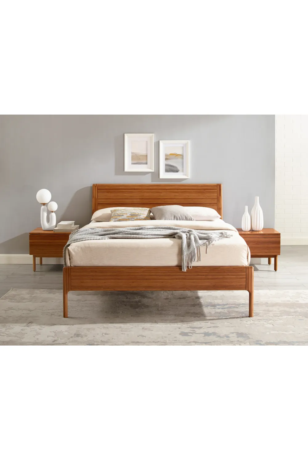 Amber Bamboo Platform Bed | Greenington Ventura