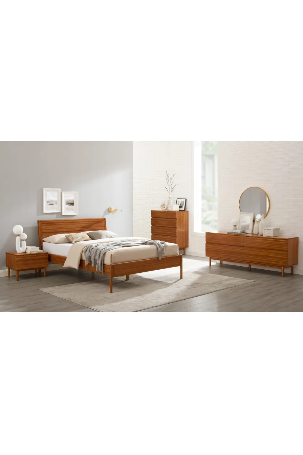 Amber Bamboo Platform Bed | Greenington Ventura