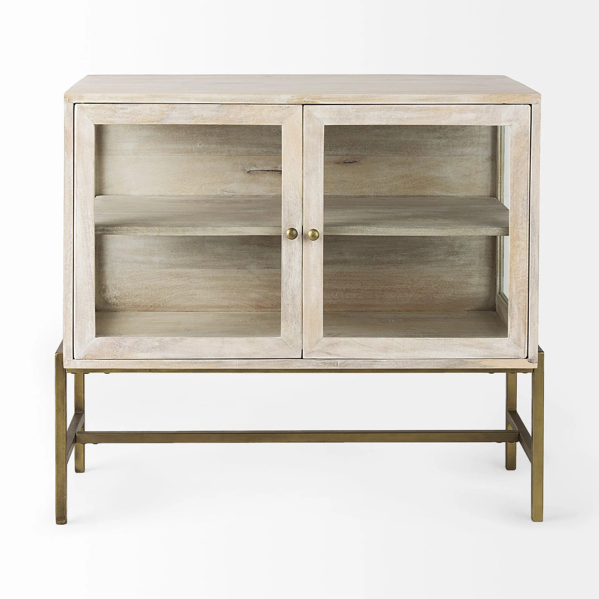 Arezo Cabinet - White Wash