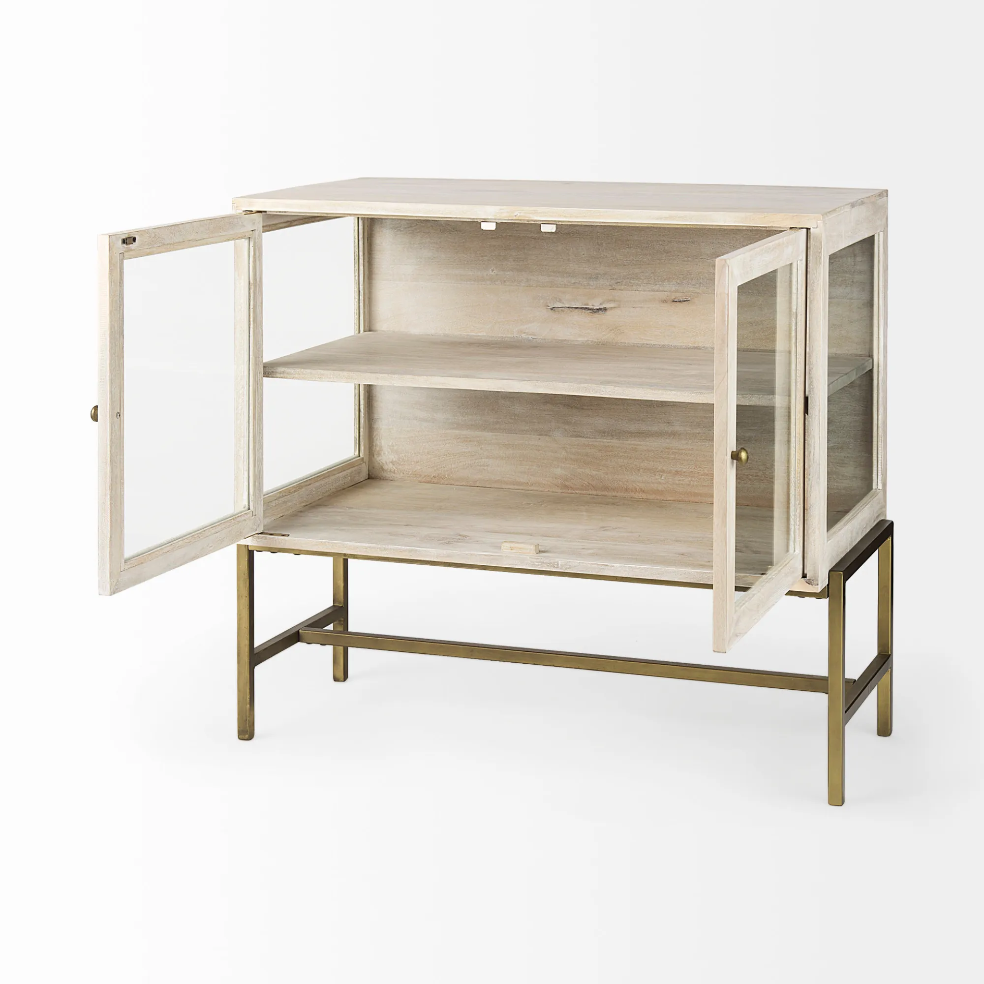 Arezo Cabinet - White Wash