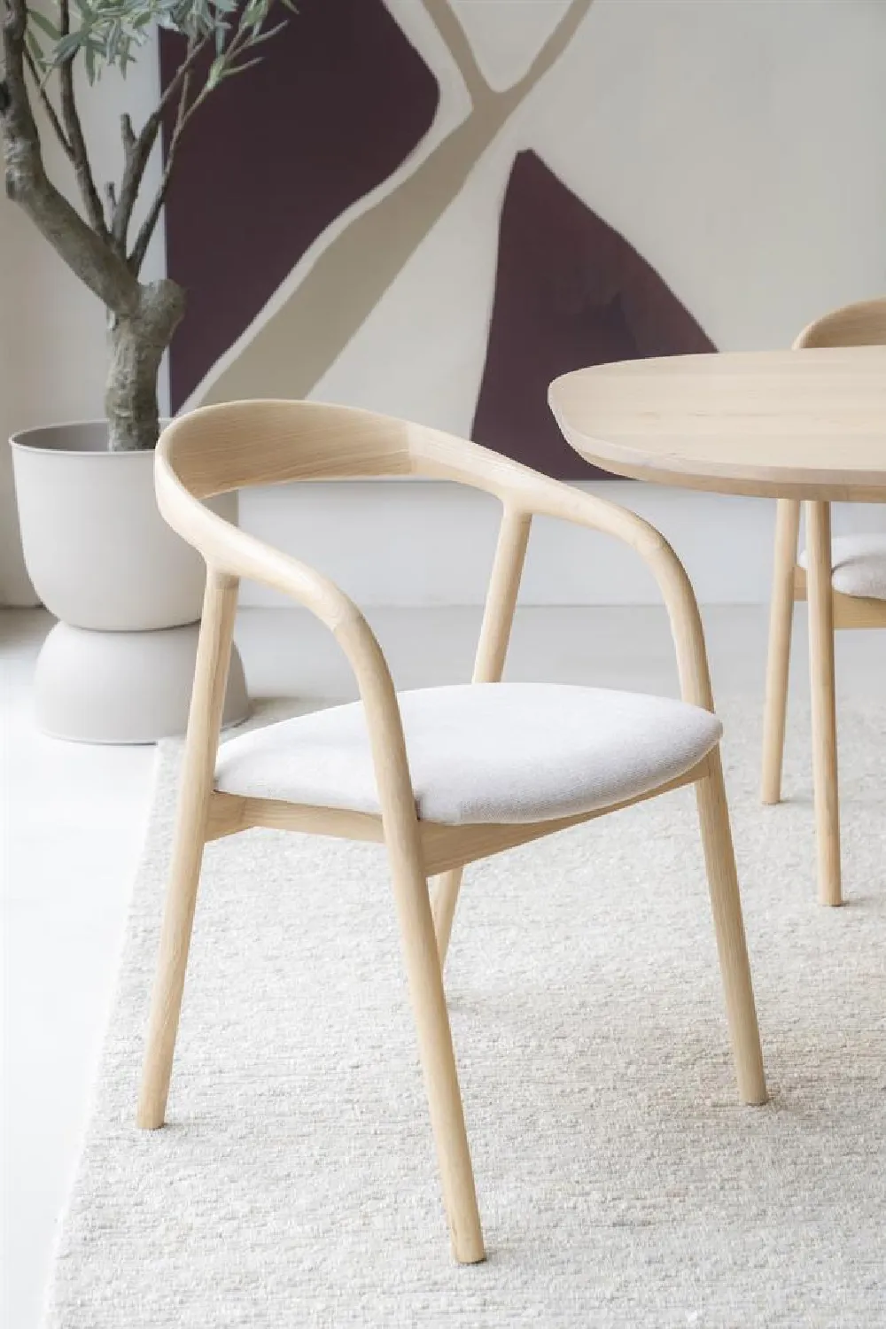 Ash Wood Dining Chair | Eleonora Rayven