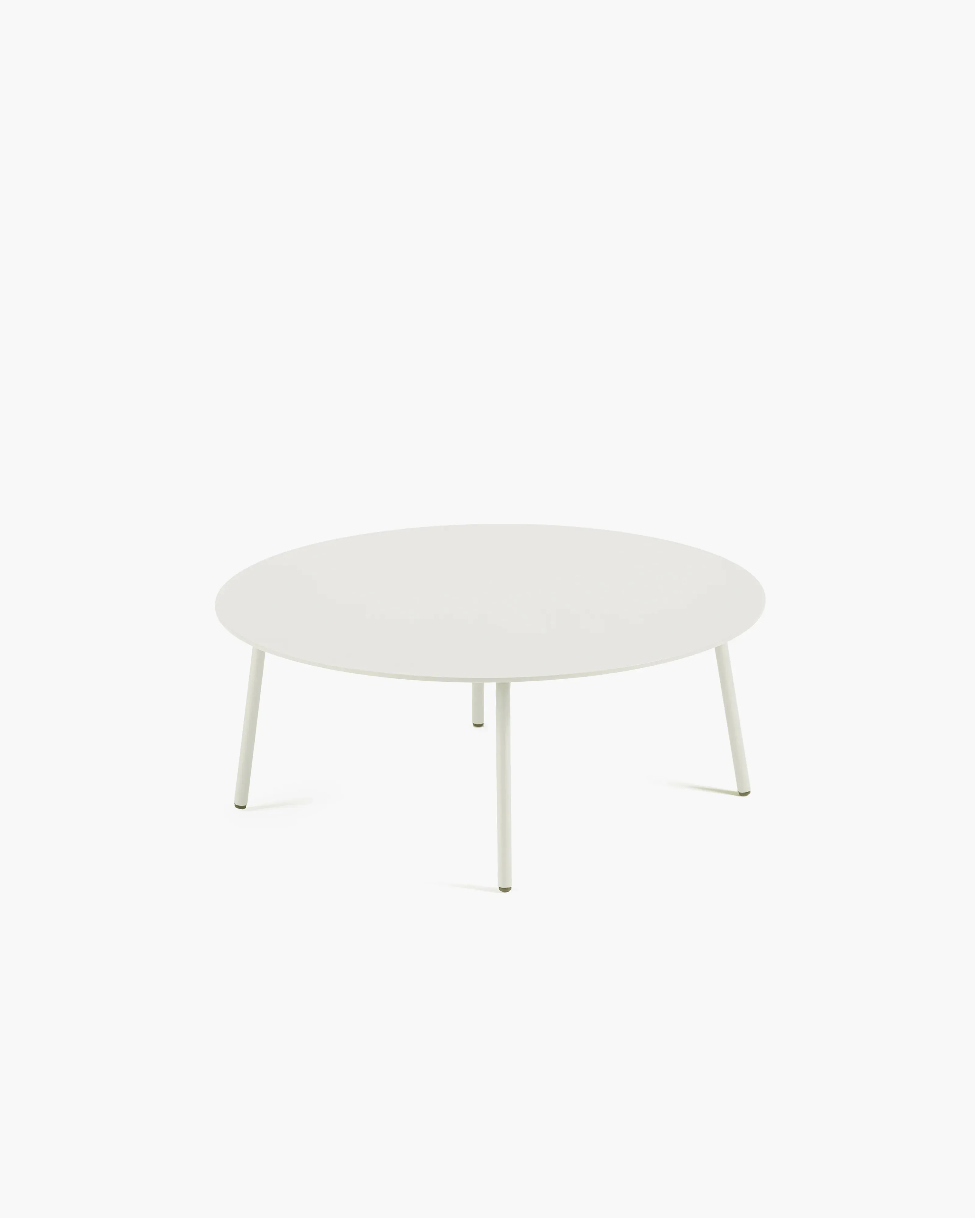 August Aluminum Round Side Table