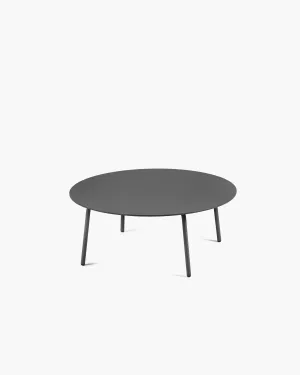 August Aluminum Round Side Table