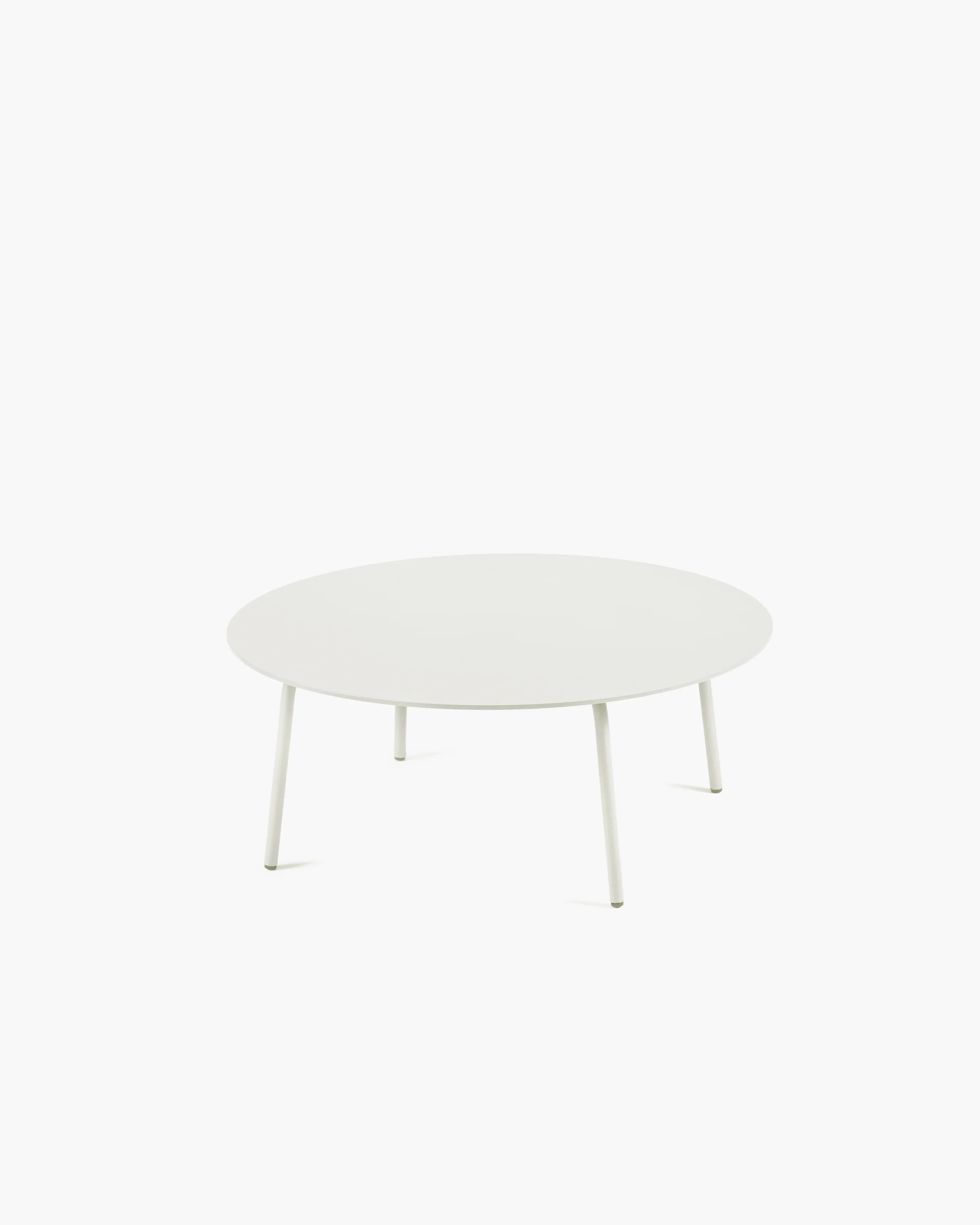 August Aluminum Round Side Table