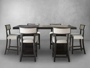 Avery 7-pc Counter Dining Set