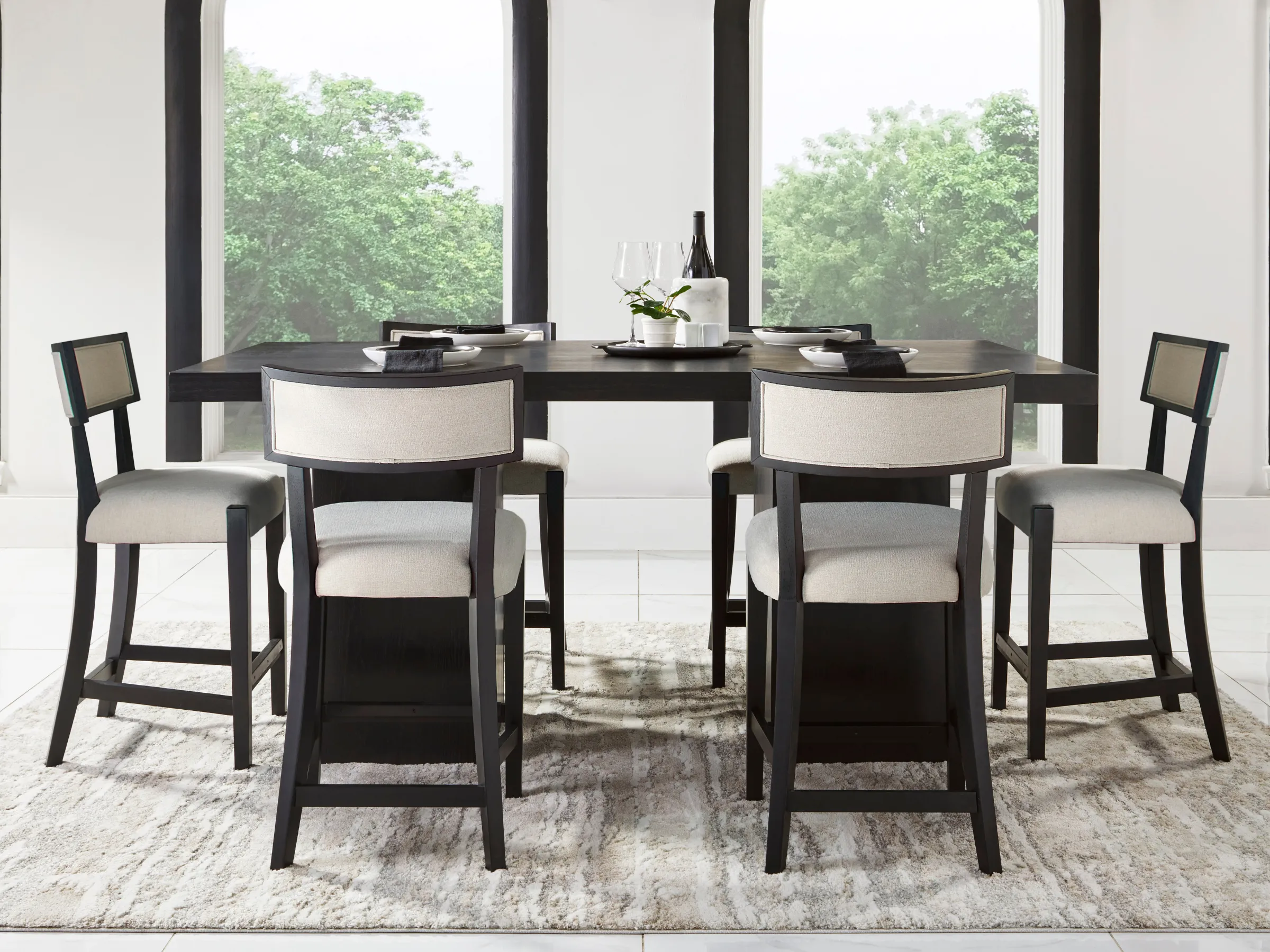 Avery 7-pc Counter Dining Set