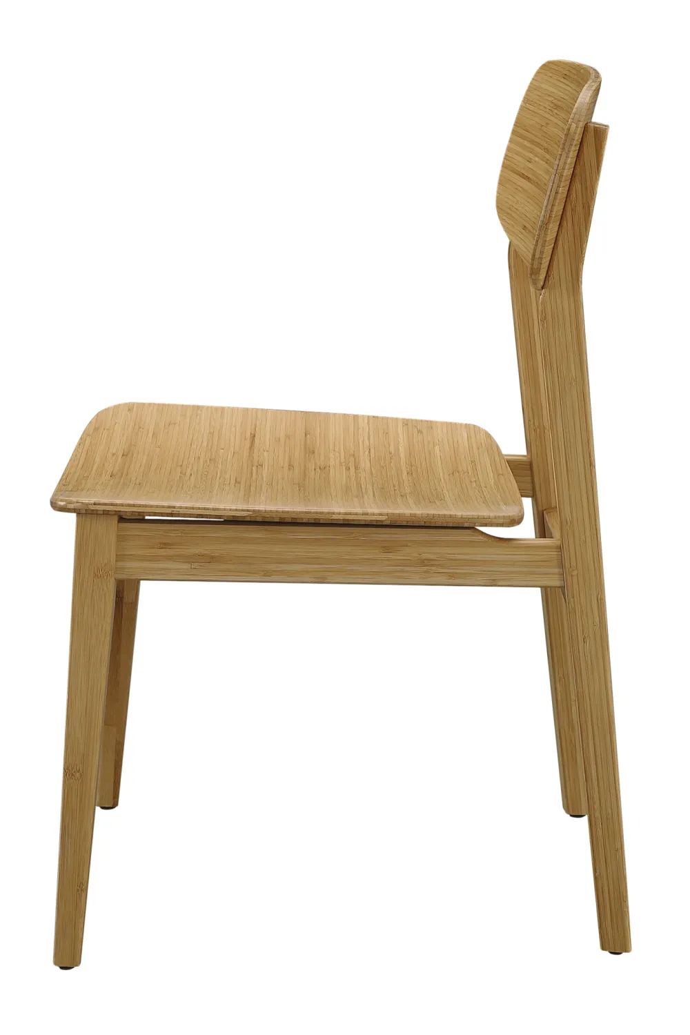 Bamboo Minimalist Dining Chair (Set of 2) | Greenington Currant