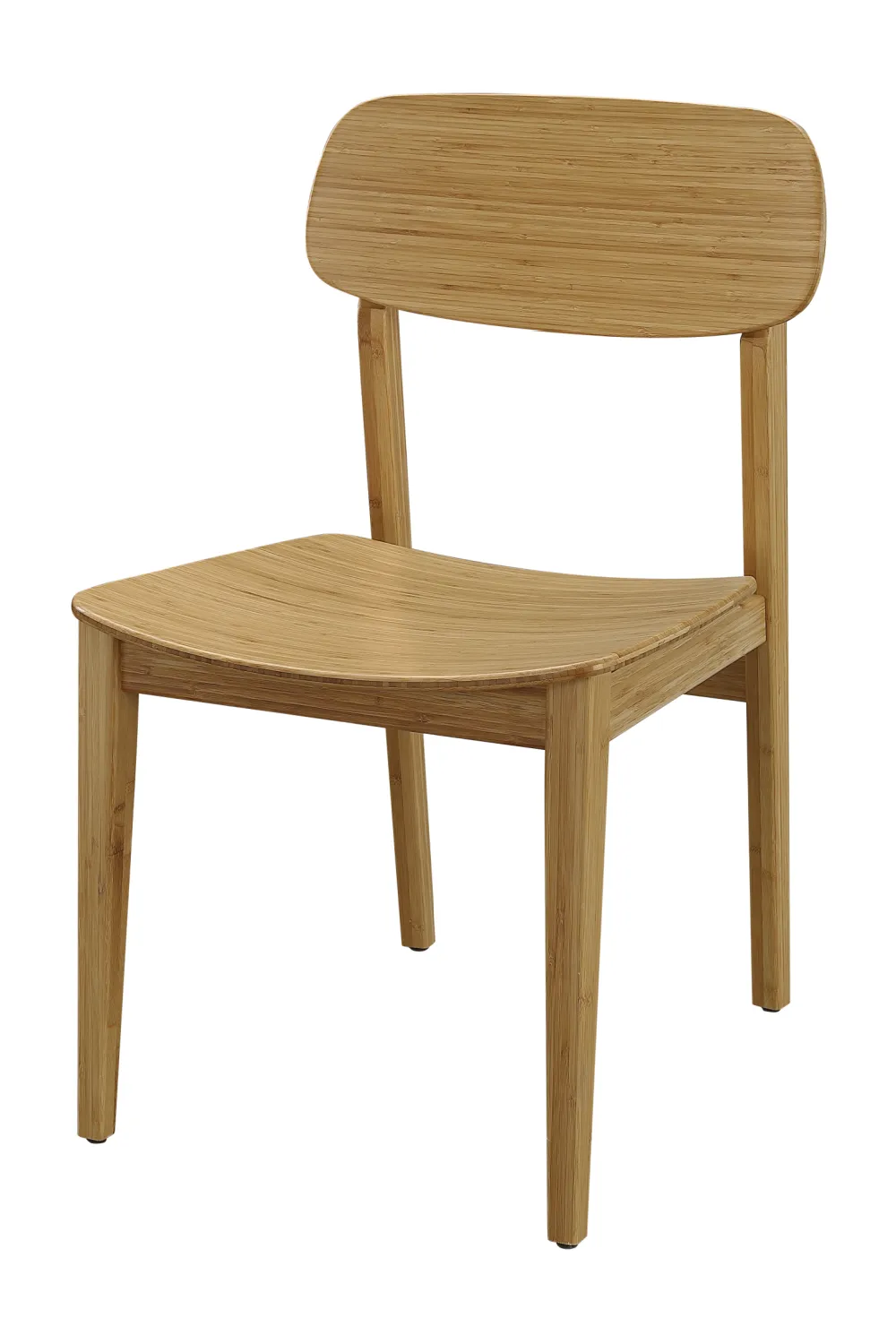 Bamboo Minimalist Dining Chair (Set of 2) | Greenington Currant