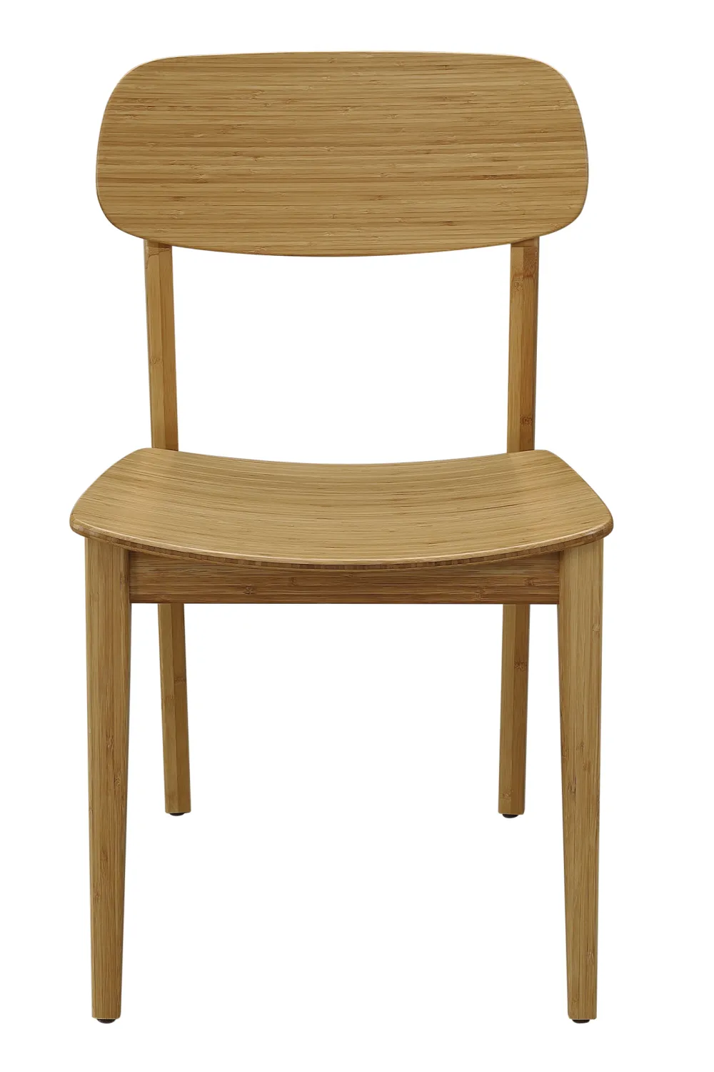 Bamboo Minimalist Dining Chair (Set of 2) | Greenington Currant