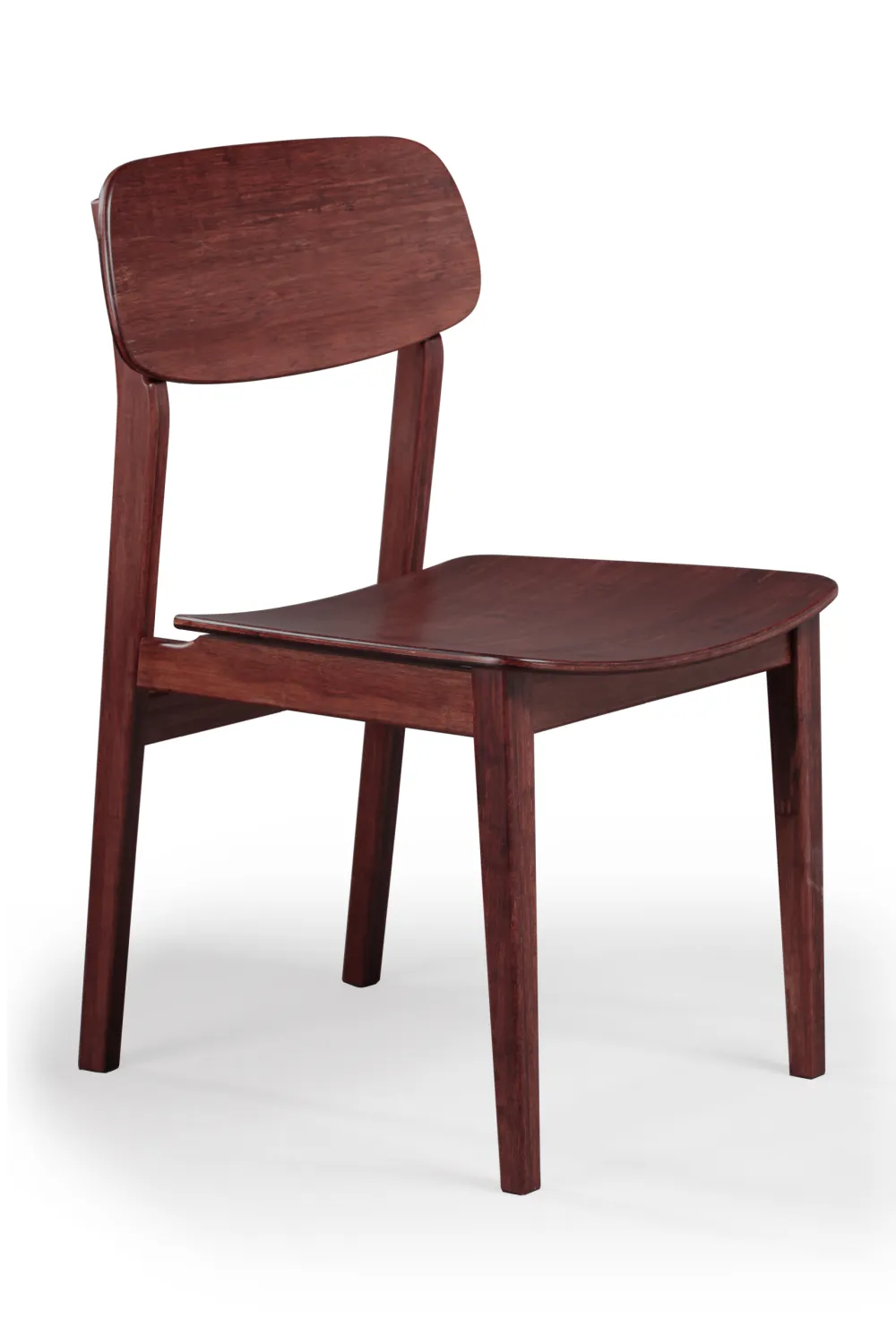 Bamboo Minimalist Dining Chair (Set of 2) | Greenington Currant