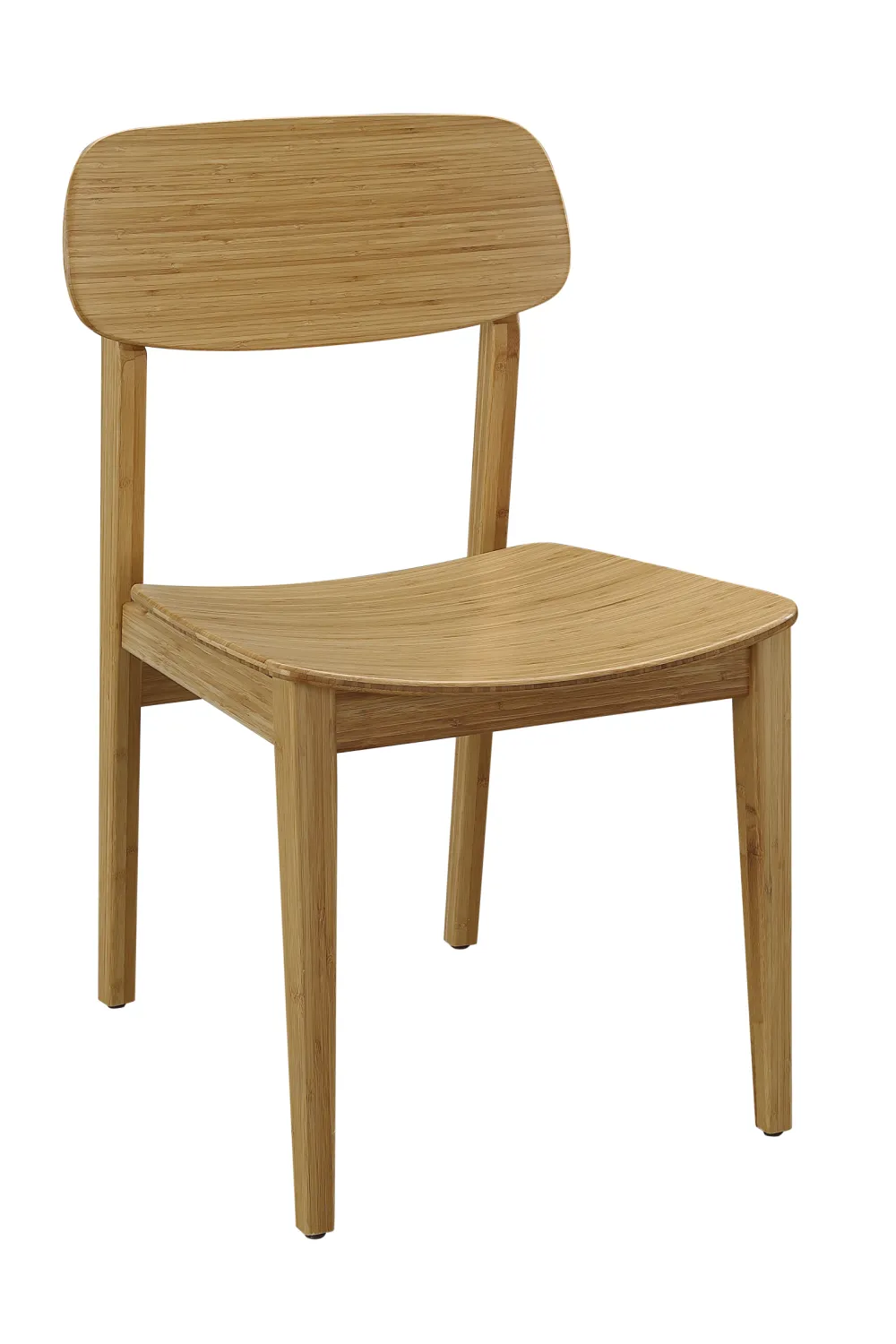 Bamboo Minimalist Dining Chair (Set of 2) | Greenington Currant