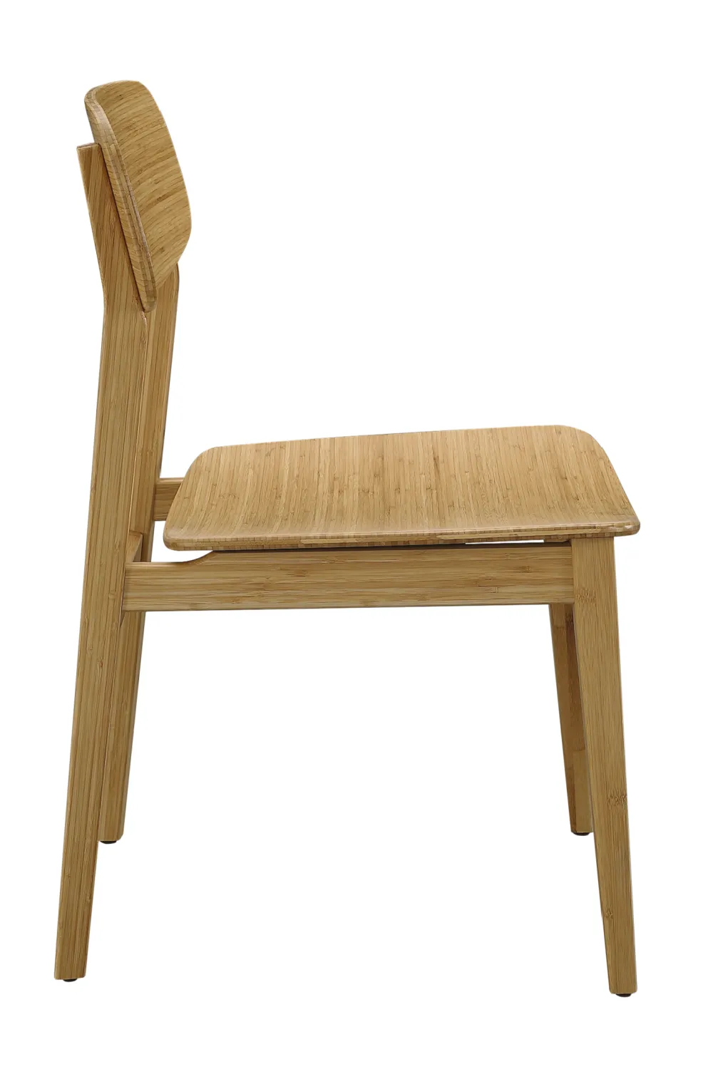 Bamboo Minimalist Dining Chair (Set of 2) | Greenington Currant