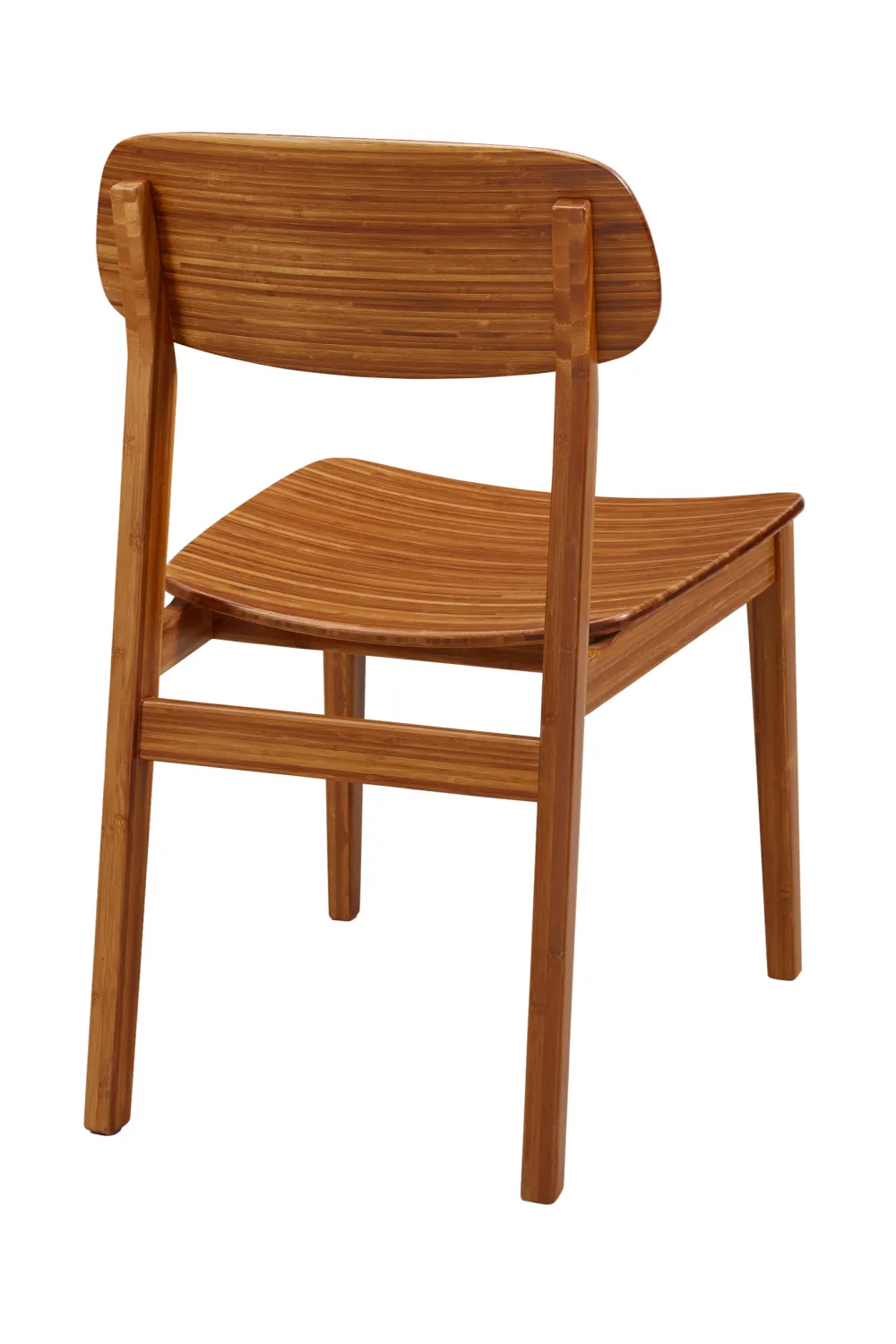 Bamboo Minimalist Dining Chair (Set of 2) | Greenington Currant