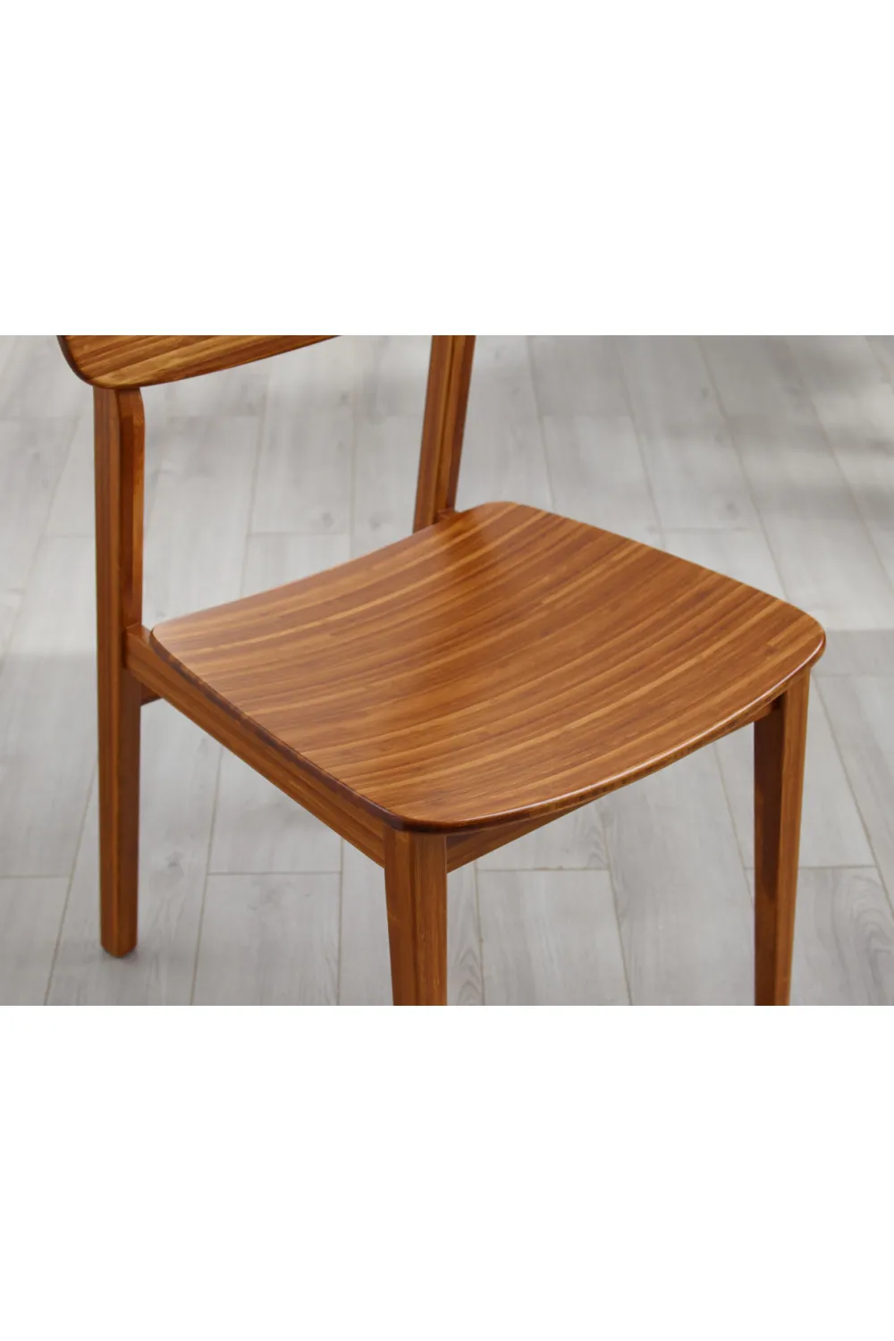 Bamboo Minimalist Dining Chair (Set of 2) | Greenington Currant