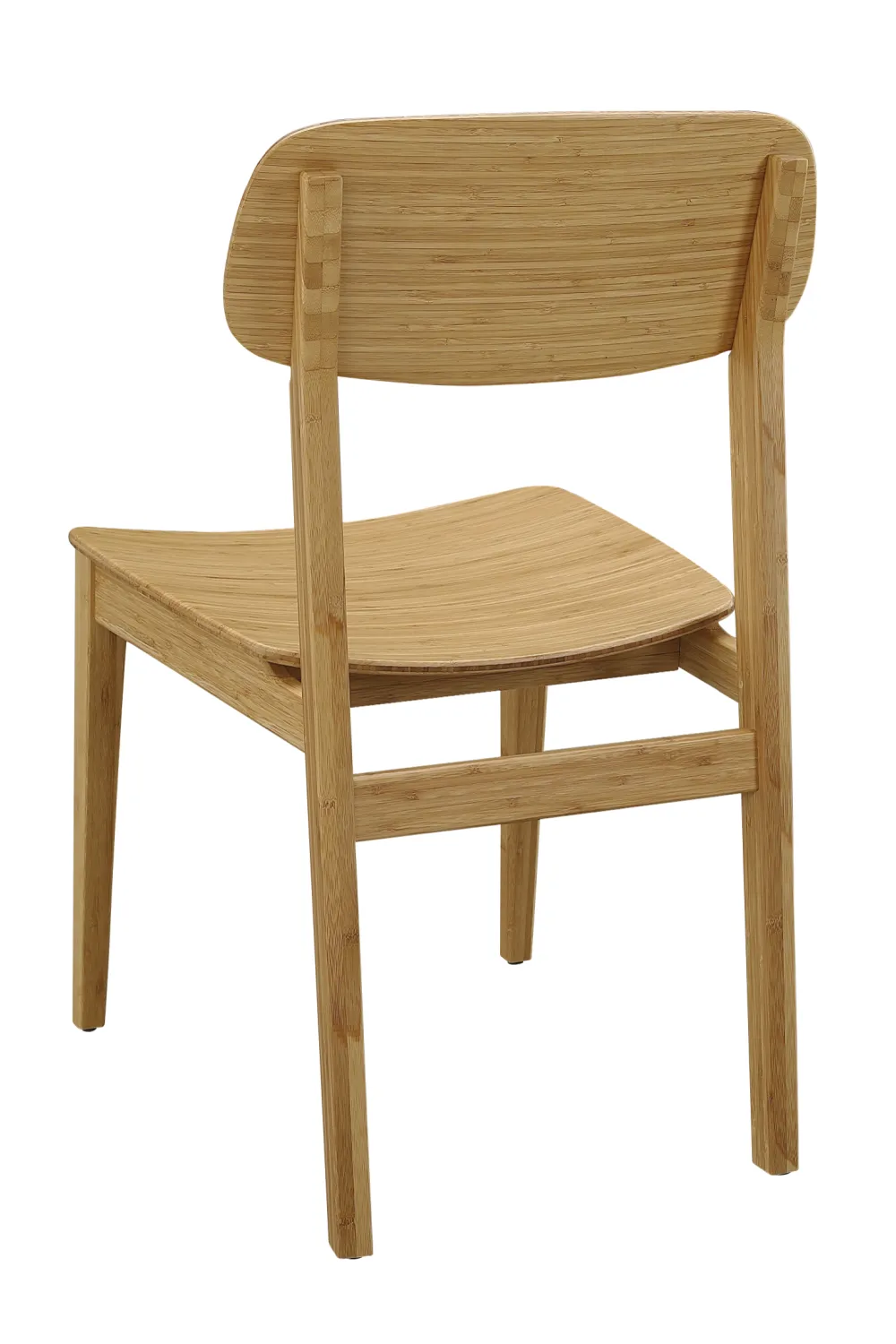 Bamboo Minimalist Dining Chair (Set of 2) | Greenington Currant