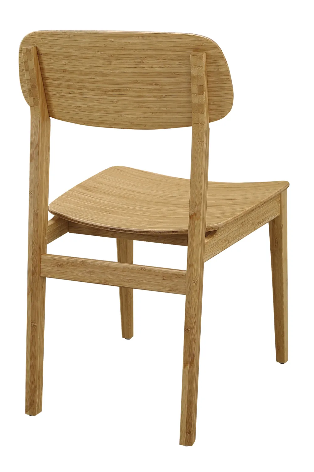 Bamboo Minimalist Dining Chair (Set of 2) | Greenington Currant