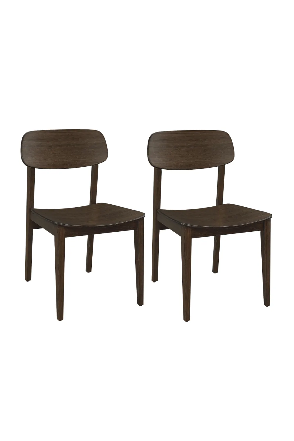 Bamboo Minimalist Dining Chair (Set of 2) | Greenington Currant