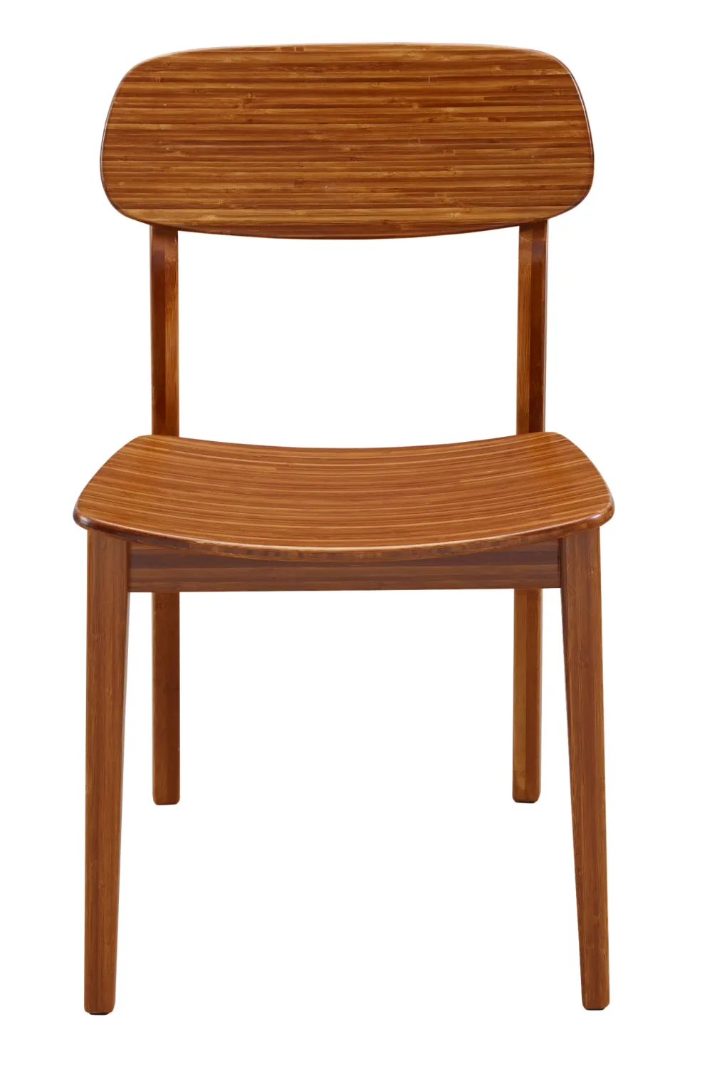 Bamboo Minimalist Dining Chair (Set of 2) | Greenington Currant