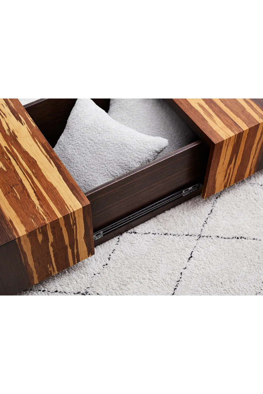 Bamboo Storage Coffee Table | Greenington Azara