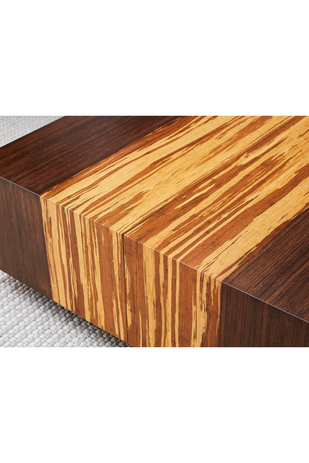 Bamboo Storage Coffee Table | Greenington Azara