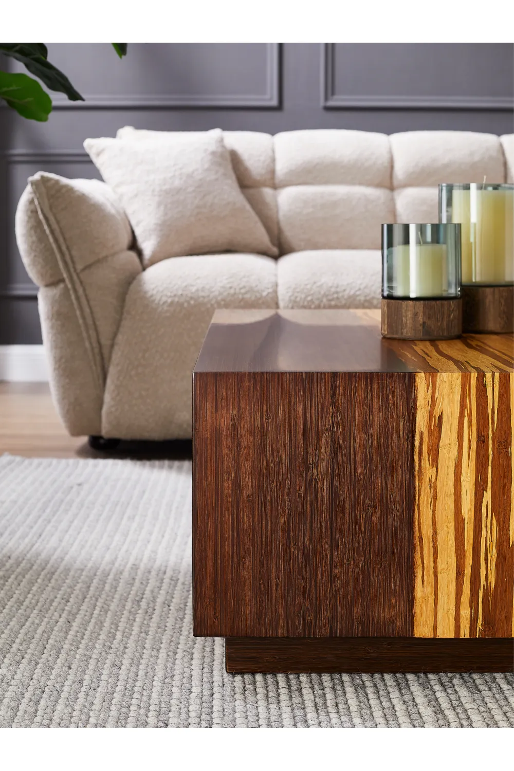 Bamboo Storage Coffee Table | Greenington Azara