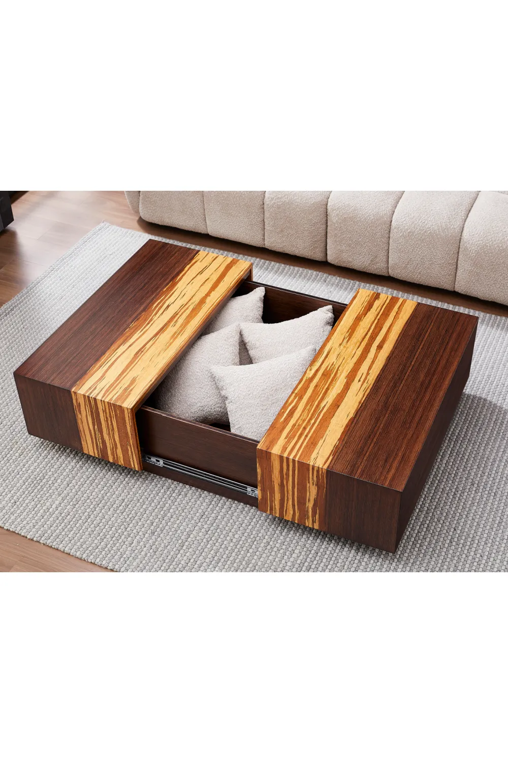 Bamboo Storage Coffee Table | Greenington Azara