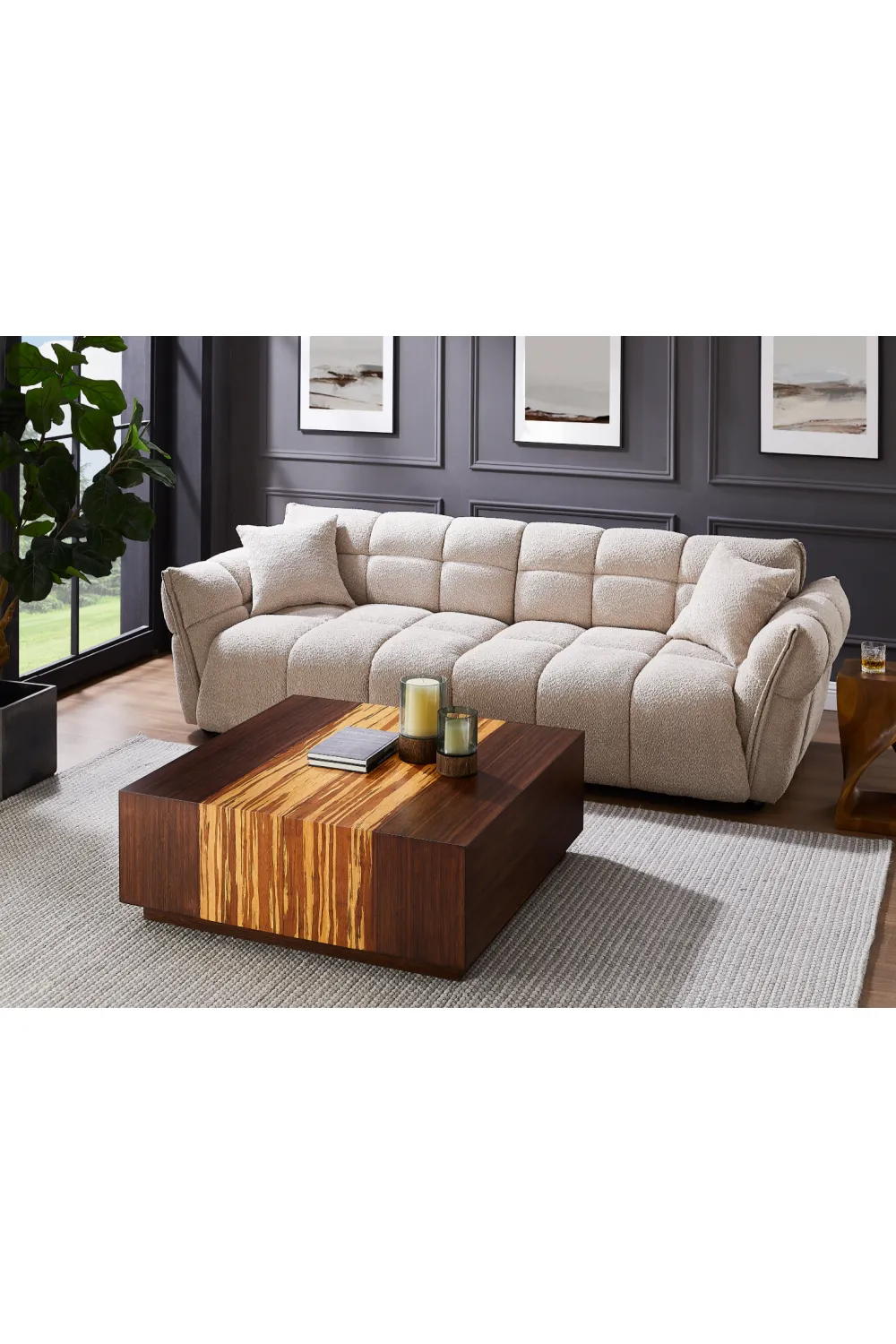 Bamboo Storage Coffee Table | Greenington Azara