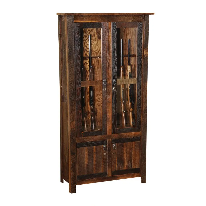 Barnwood 8-Gun Cabinet