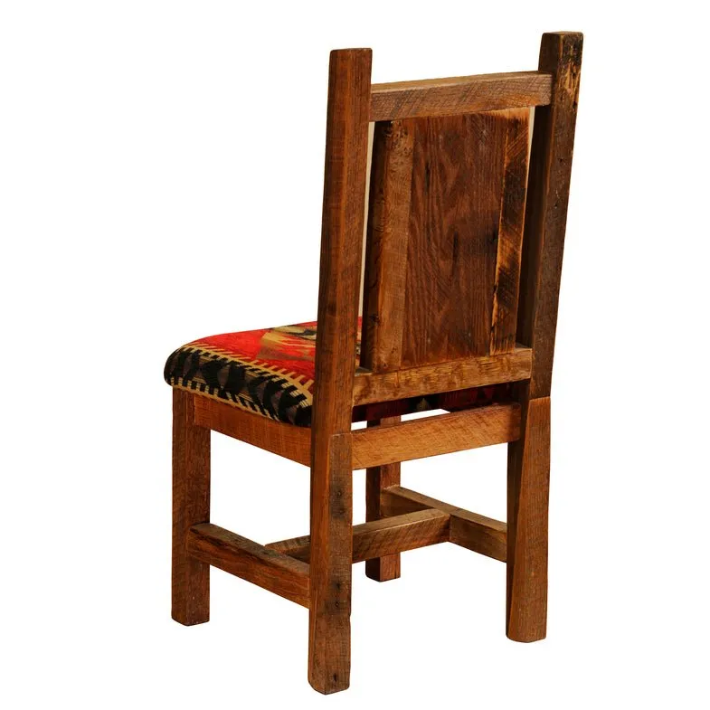 Barnwood Upholstered Artisan Side Chair