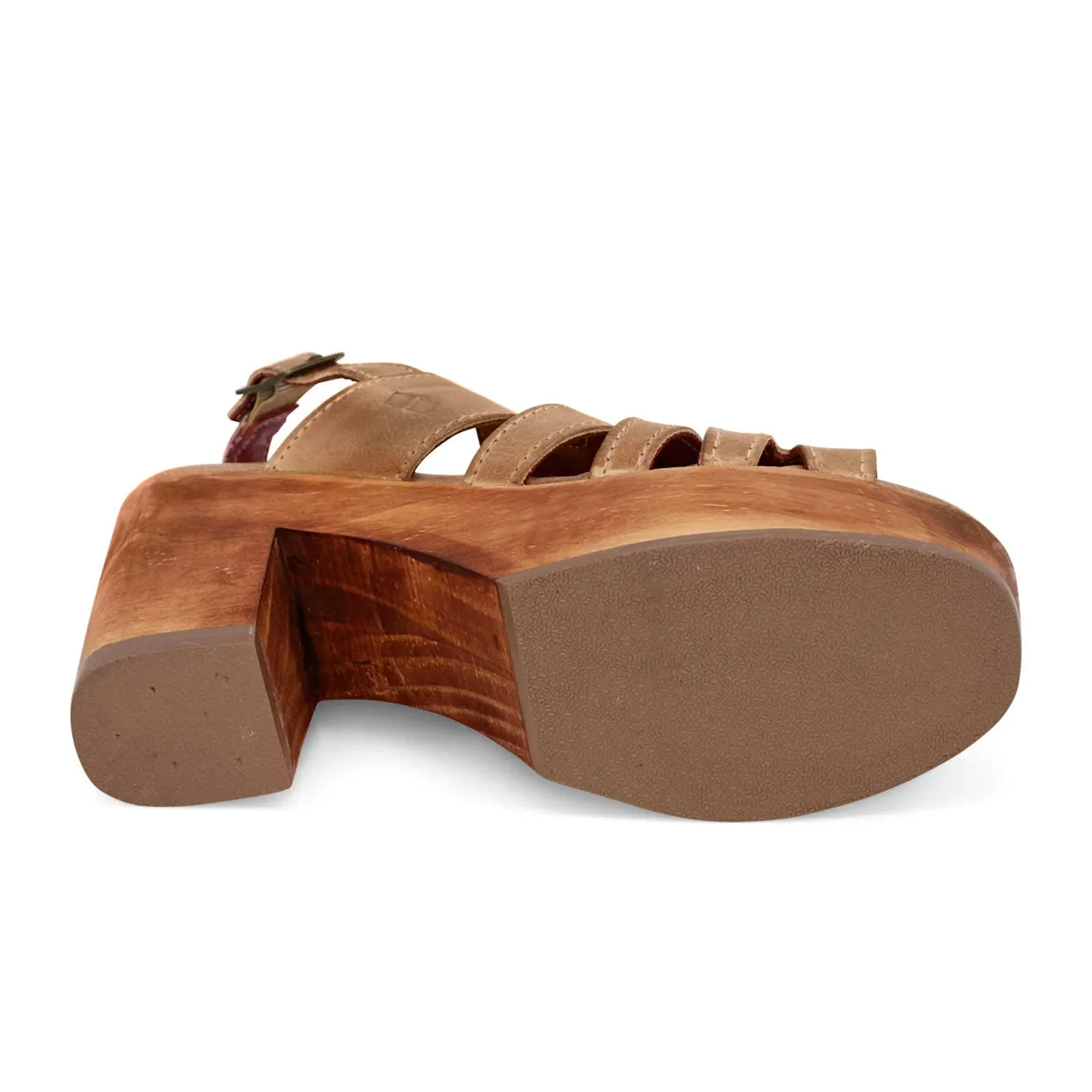 Bed Stu Fontella Heeled Sandal (Women) - Tan Rustic