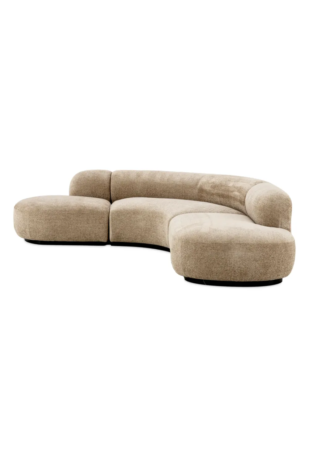 Beige Curved Modern Sofa | Eichholtz Bjorn