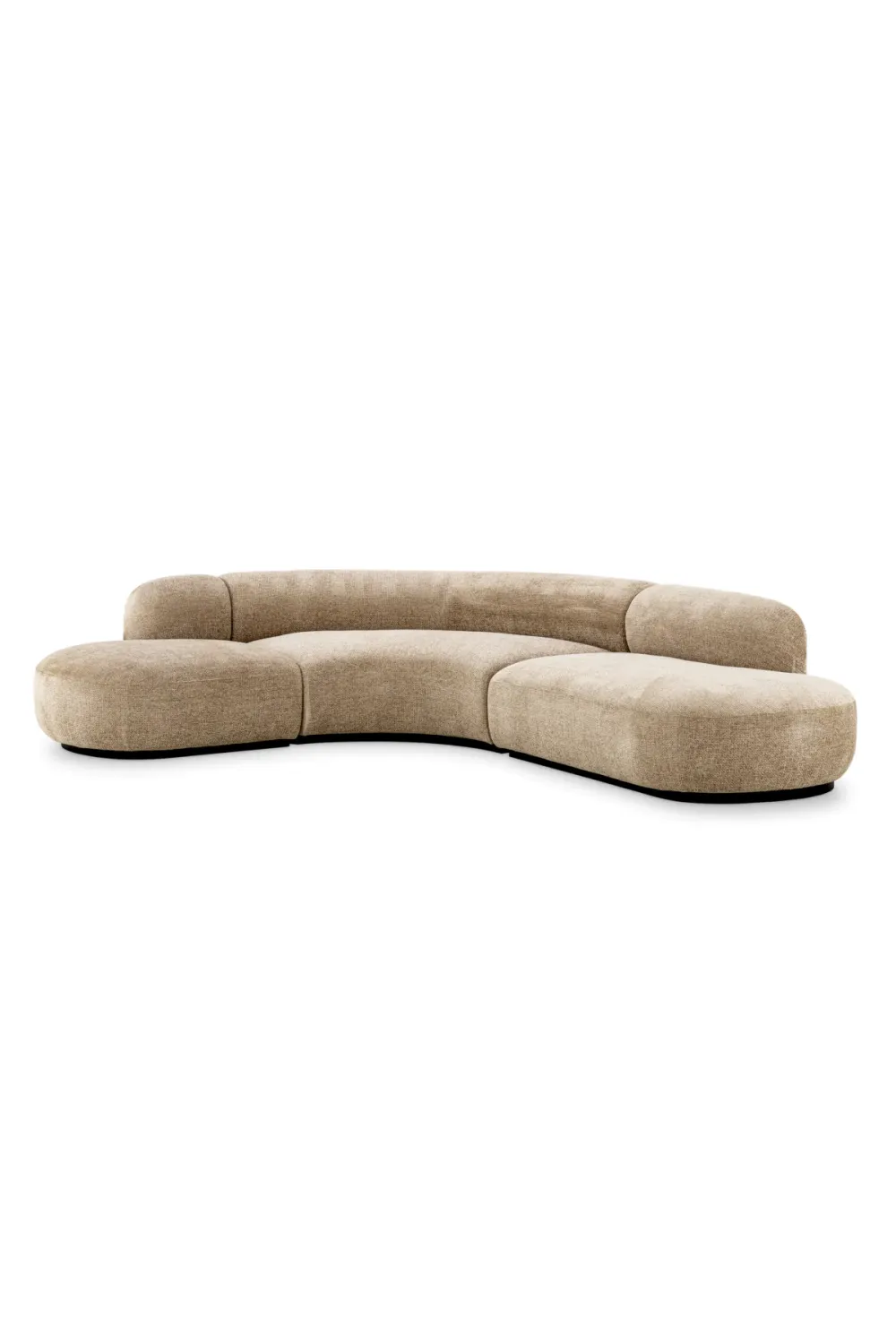 Beige Curved Modern Sofa | Eichholtz Bjorn