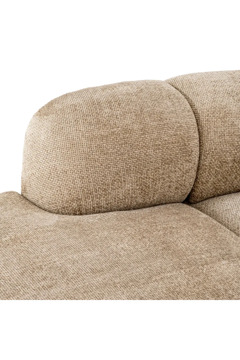 Beige Curved Modern Sofa | Eichholtz Bjorn