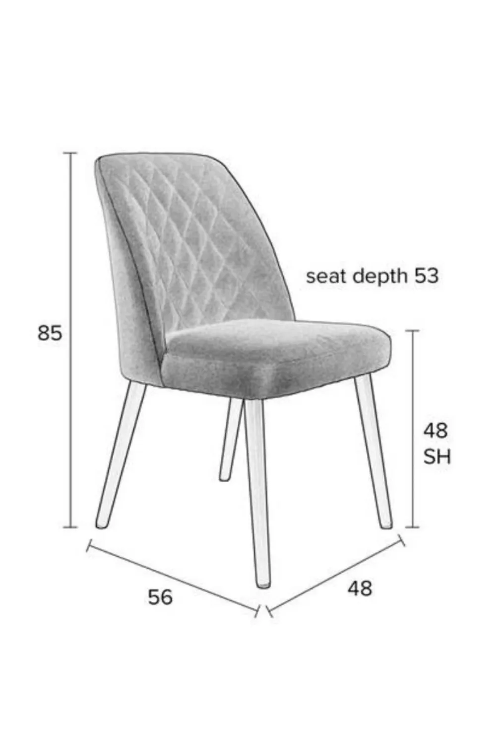 Beige Dining Chairs (2) | DF Conway